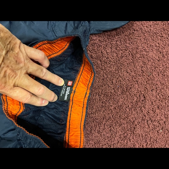 Boys Wilson wind pants size XL , navy blue with cool design ! - Picture 5 of 5